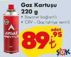AYGAZ GAZ KARTUŞU 220 G AYGAZ GAZ KARTUŞU 220 G